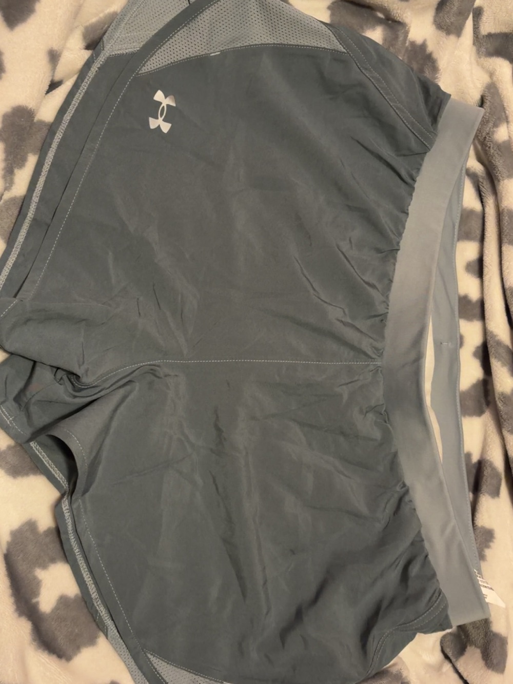Under Armour Women's Grey Athletic Running Shorts